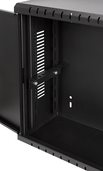 Szafa rack 19"3U, 180MM, Czarna | INTERNEC