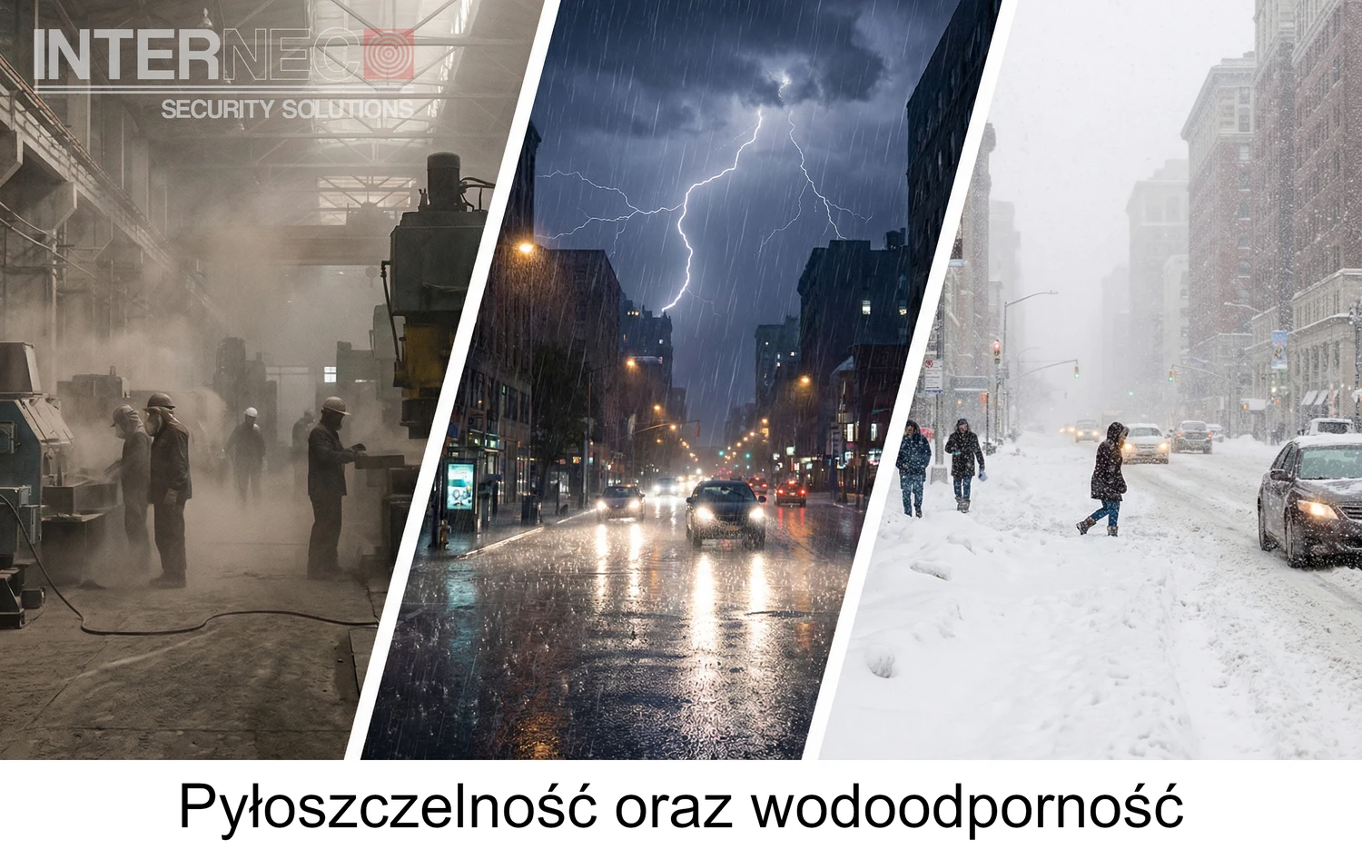 Kamera z klasą szczelności IP67 odporna na wodę i pył