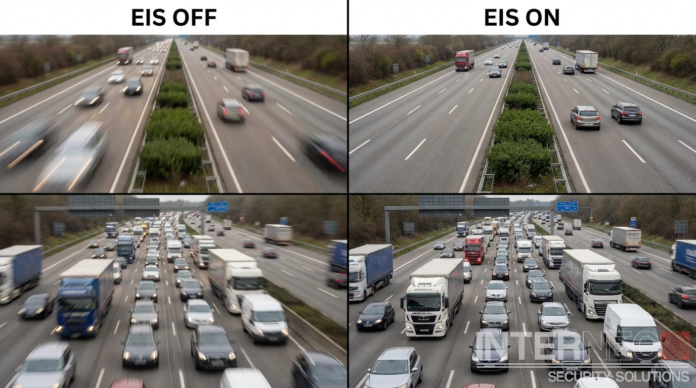 Porównanie skuteczności elektronicznej stabilizacji obrazu EIS w trudnych warunkach pogodowych