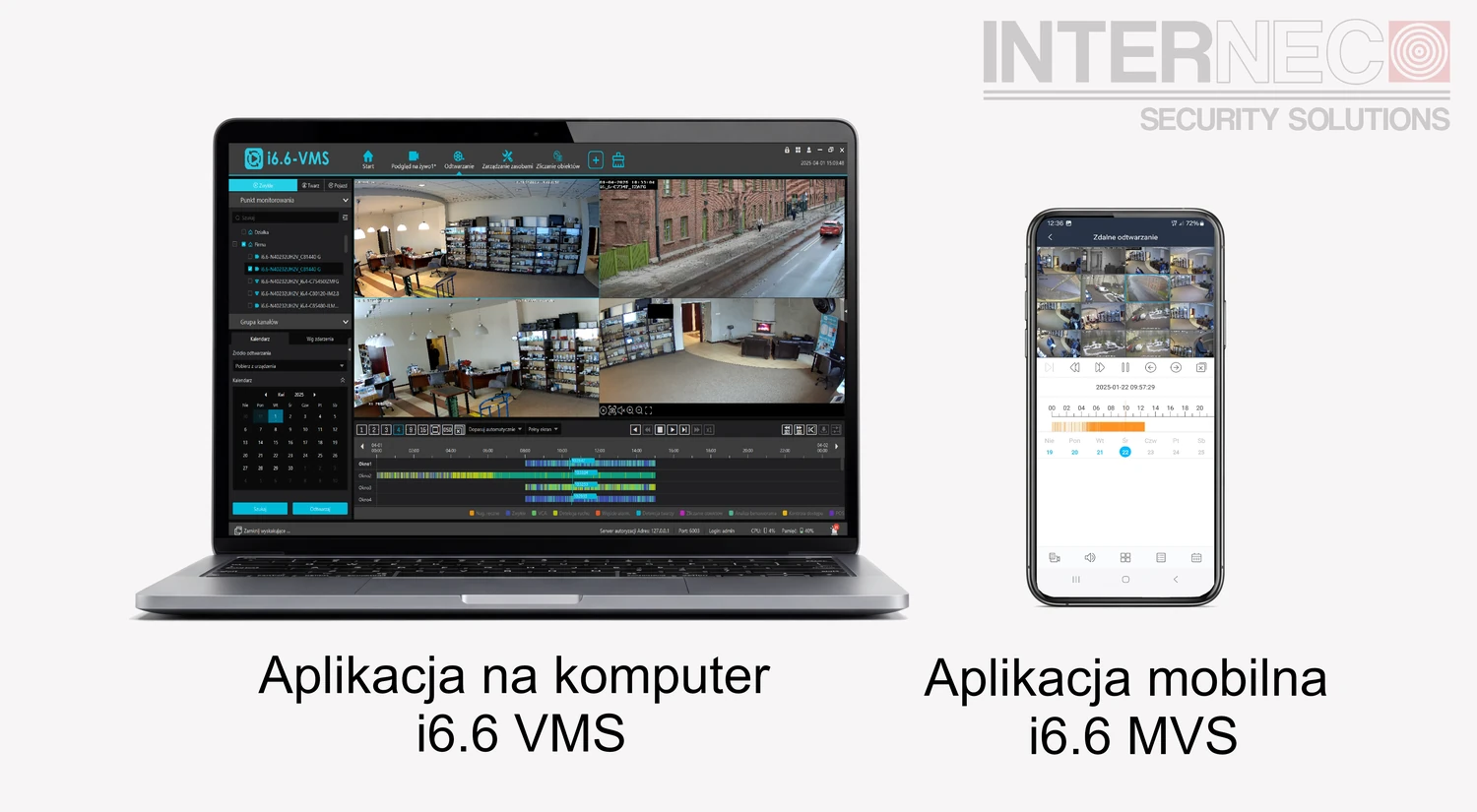 Dedykowana aplikacja mobilna i oprogramowanie PC do obsługi systemu i6.6