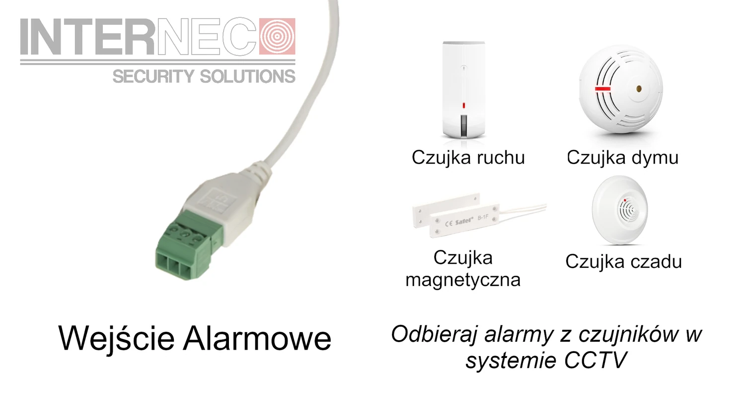 Wizualizacja działania wejścia alarmowego w kamerze z podłączonym czujnikiem magnetycznym