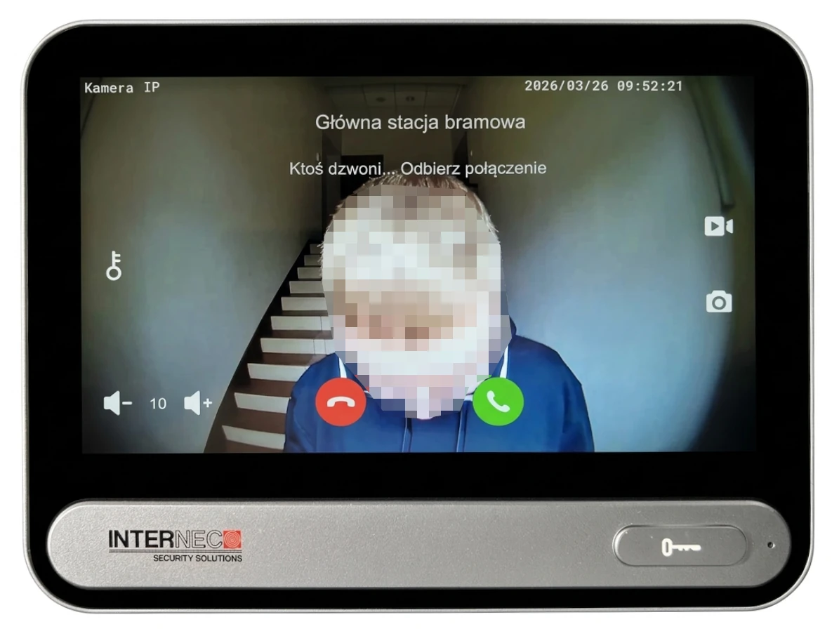 Intuicyjny interfejs stacji bramowej i podgląd na żywo