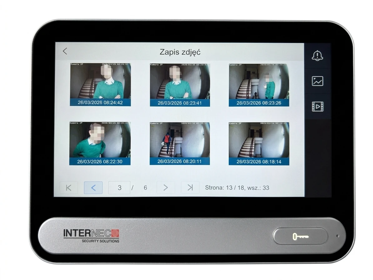 Intuicyjny interfejs stacji bramowej i podgląd na żywo