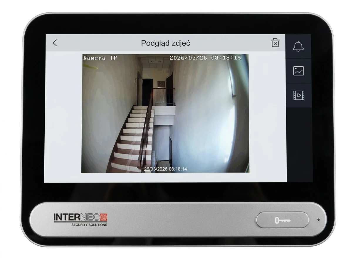 Intuicyjny interfejs stacji bramowej i podgląd na żywo